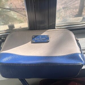 Kate Spade Navy and Beige Shoulder Bag